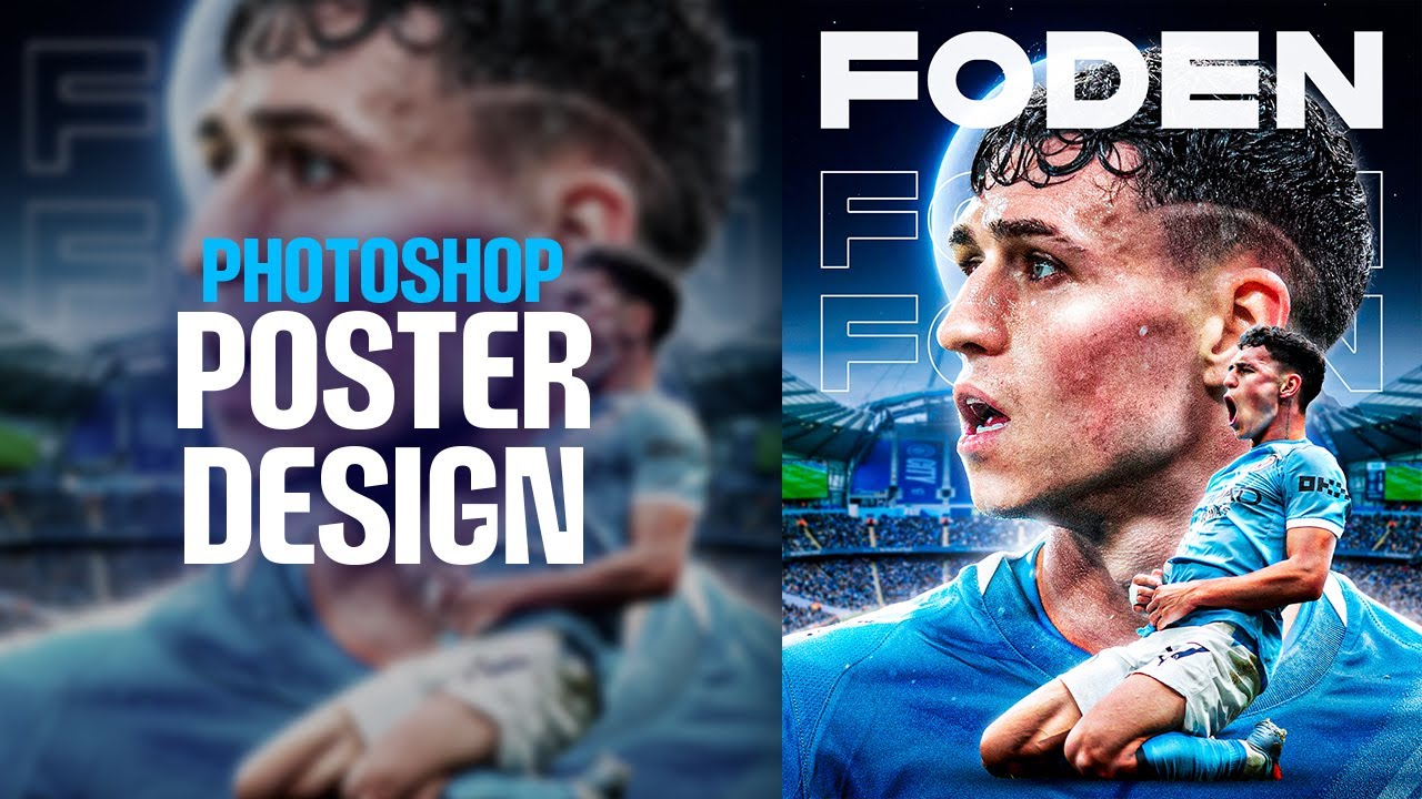 CAN I DESIGN A FOOTBALL POSTER IN 10 MINUTES ?