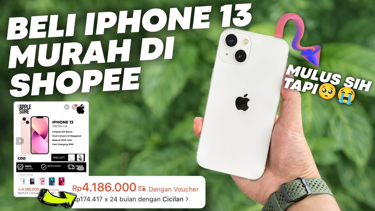 BELI IPHONE 13 MURAH DI SHOPEE⁉️ Mulus Tapi LCDnya😭