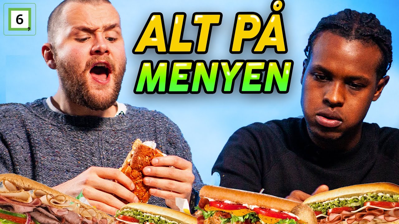 Spiser ALT p&aring; Subway  - Martin Lepper&oslash;d vs Magan