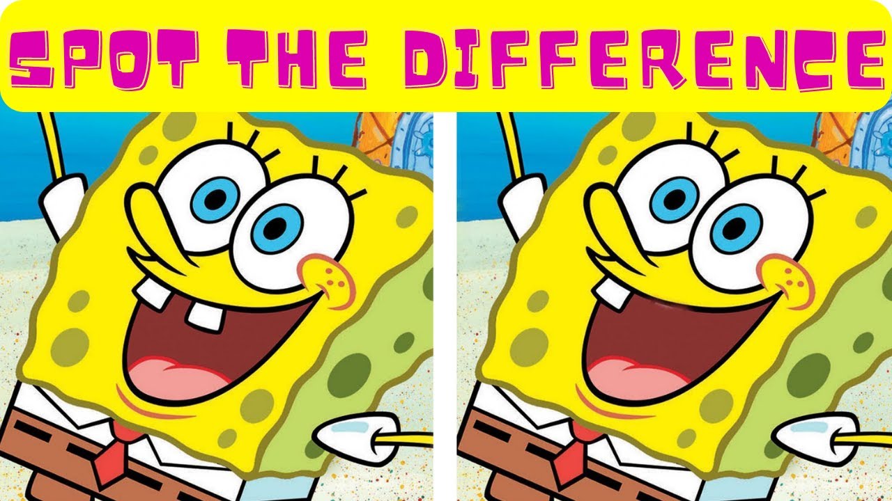 SpongeBob SquarePants - Spot the Difference toons