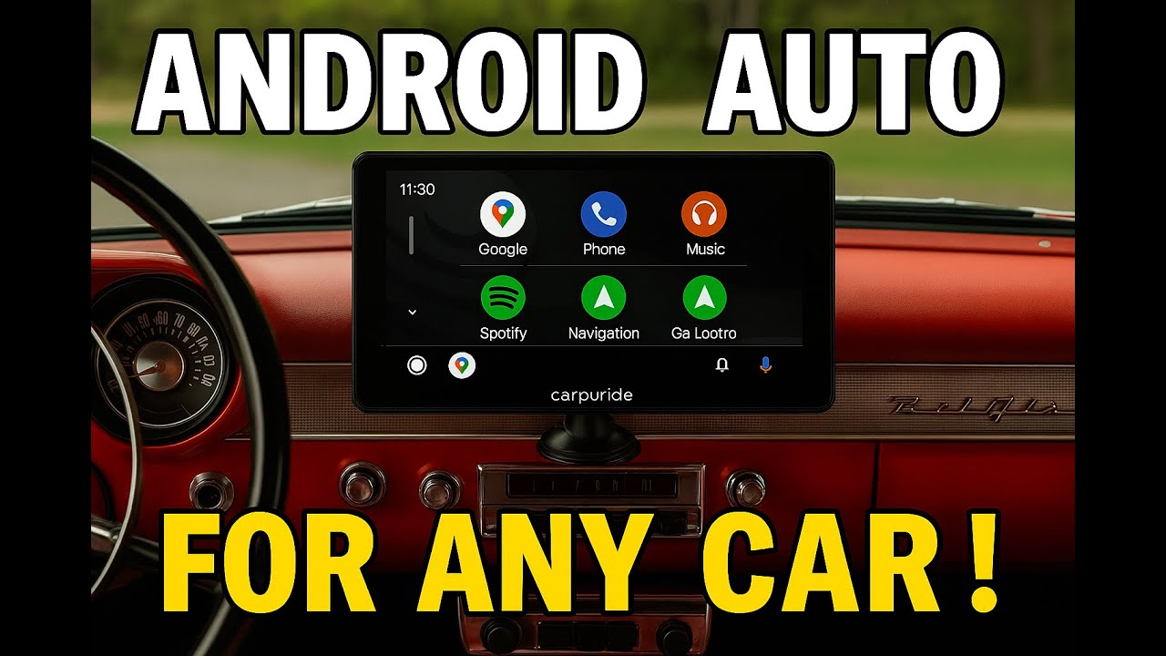 Add ANDROID AUTO to ANY CAR For CHEAP!