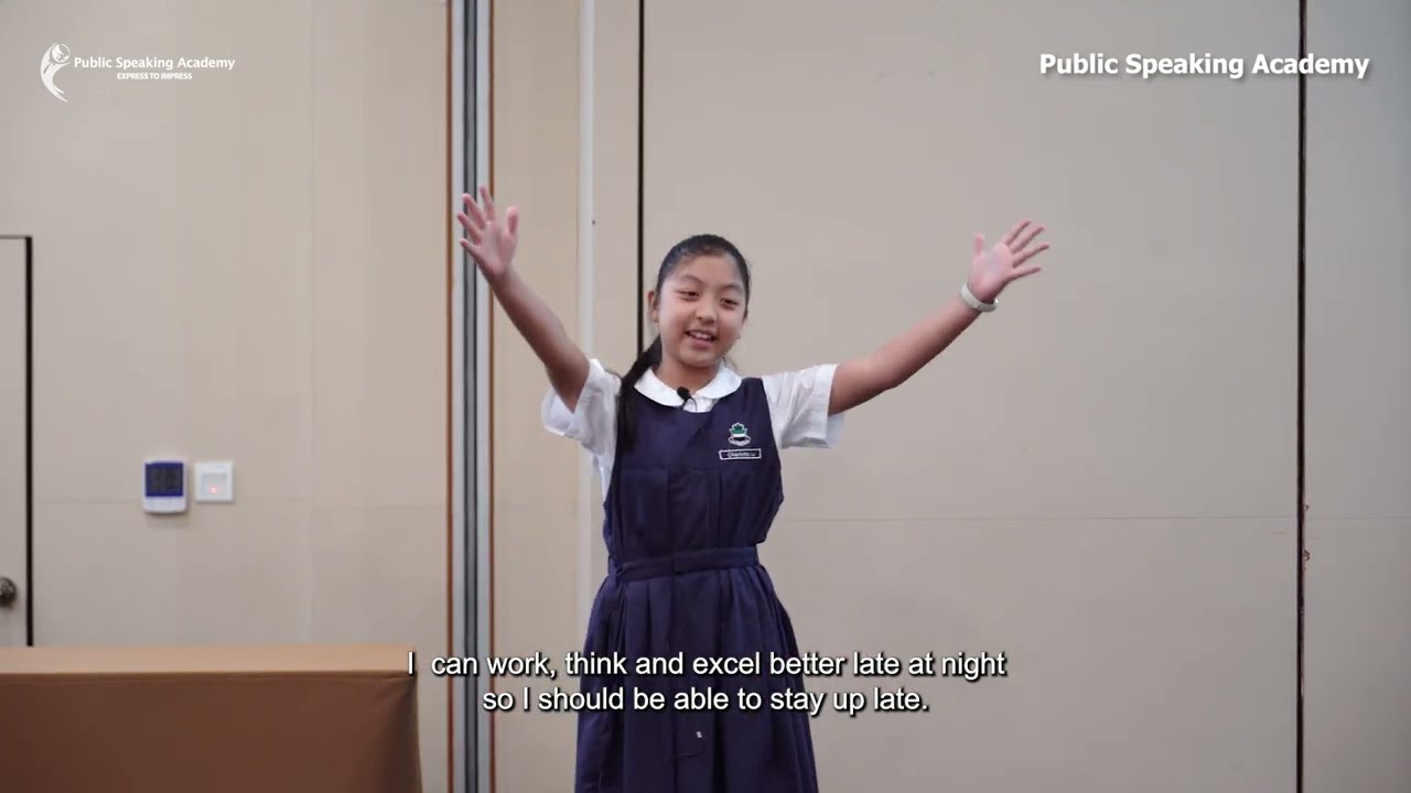 2nd Place, 2023 Primary - National Public Speaking Competition | Charlotte Lu, Raffles Girls' Pri