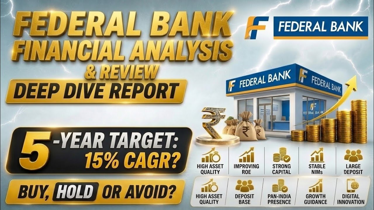 Federal Bank Share Analysis 2026: 5-Year Return Projection & Q1/Q4 Review | Buy, Hold, or Avoid?