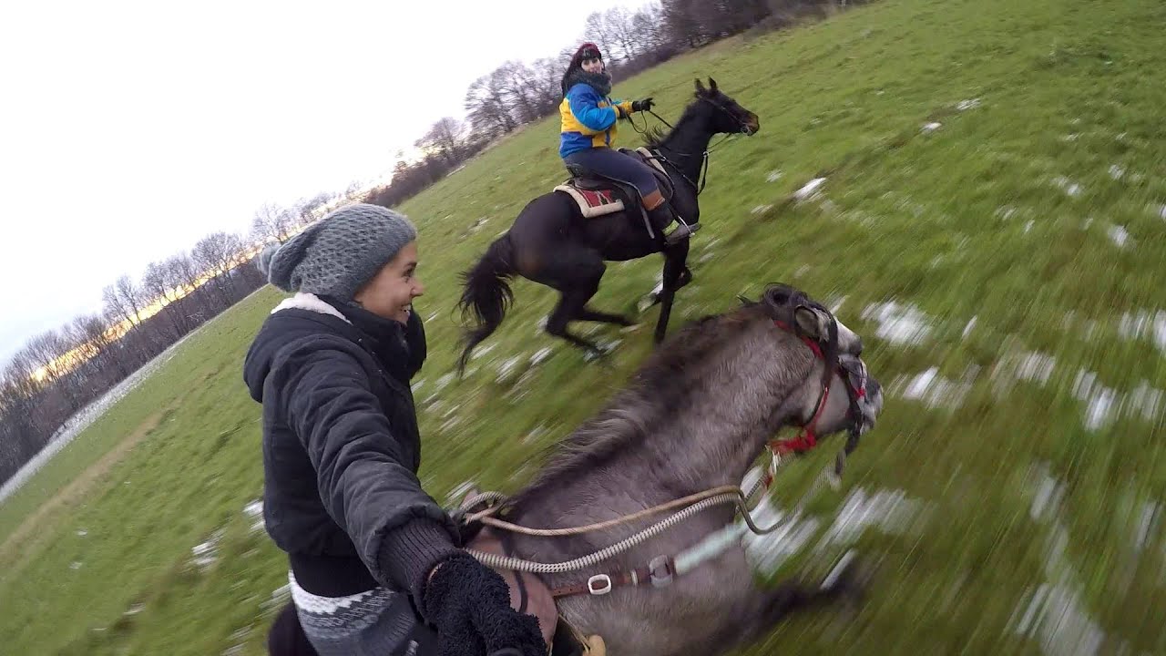SAIL , Epic fast horse gallop ( GoPro Hero 4 black )