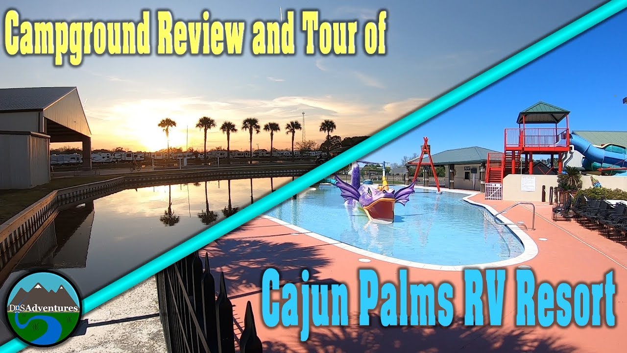 Campground Review and Tour of Cajun Palms RV Resort || Louisiana FullTime RVing