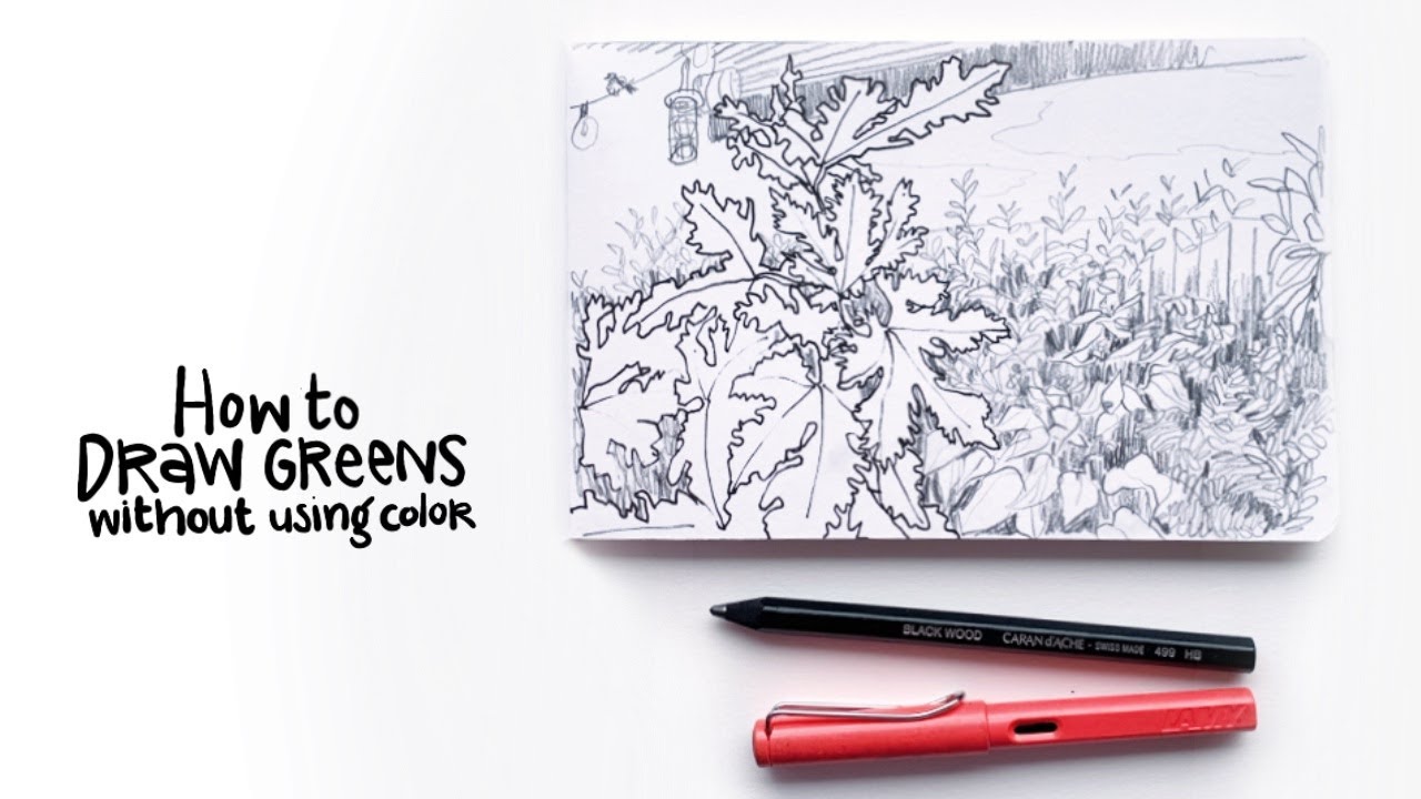 How To Draw Greens Without Using Color