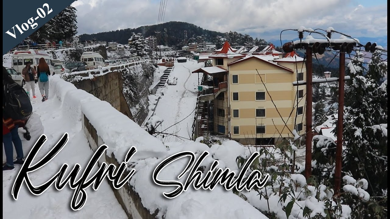 Kufri - Finally snow mil gai,, ❄️❄️  shmila me snow ke maze..☃️☃️ (shimla -manali vlog 02)