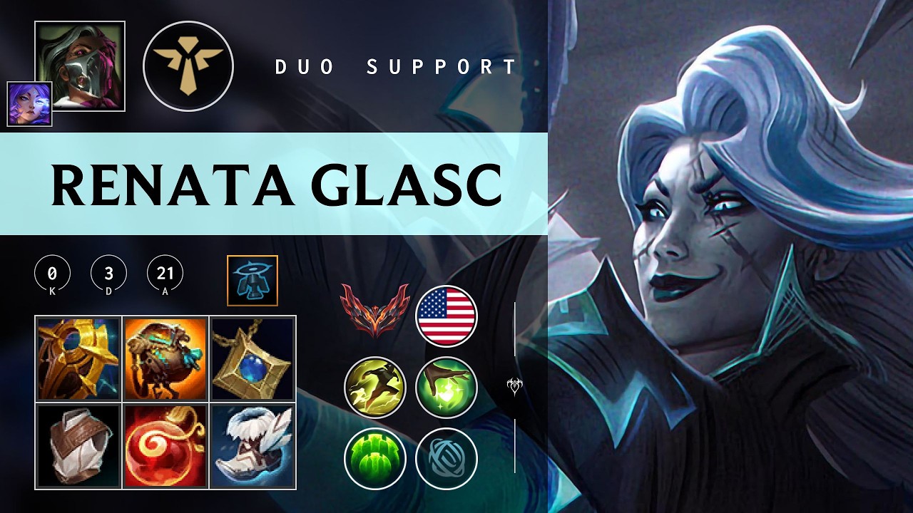 Renata Glasc Support vs Senna - NA Grandmaster Patch 26.05