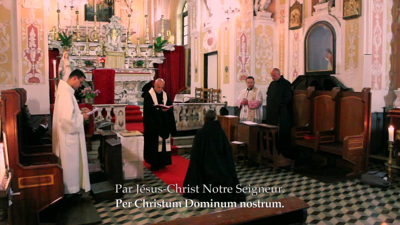Prise d'habit chez les Moines bénédictins de l'Immaculée (mbi) à Villatalla, Italie