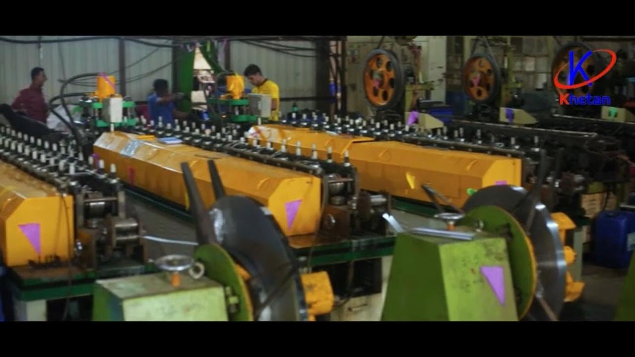 Khetan Telescopic Channel Manufacturing Process # bharat #modular drawer