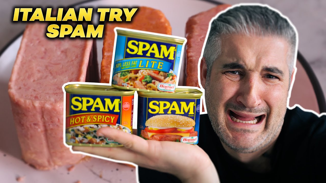 Italian Chef Try SPAM for the First Time