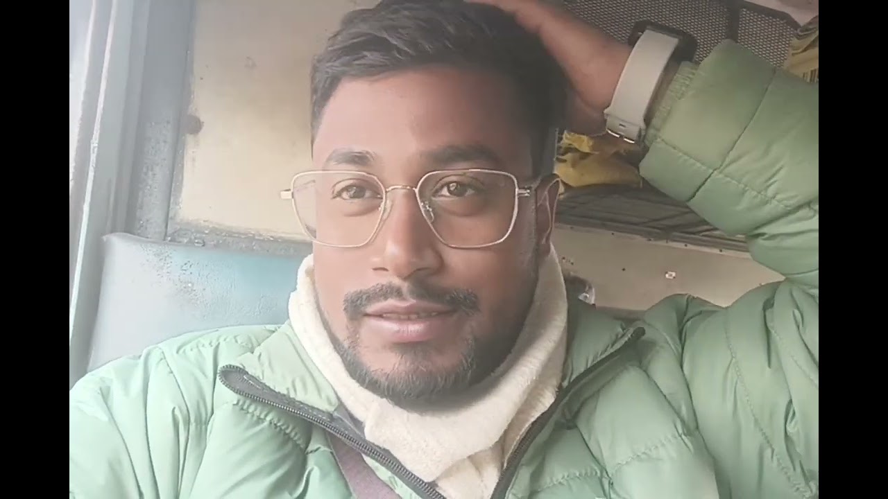 First time solo journey gangarampur by train .