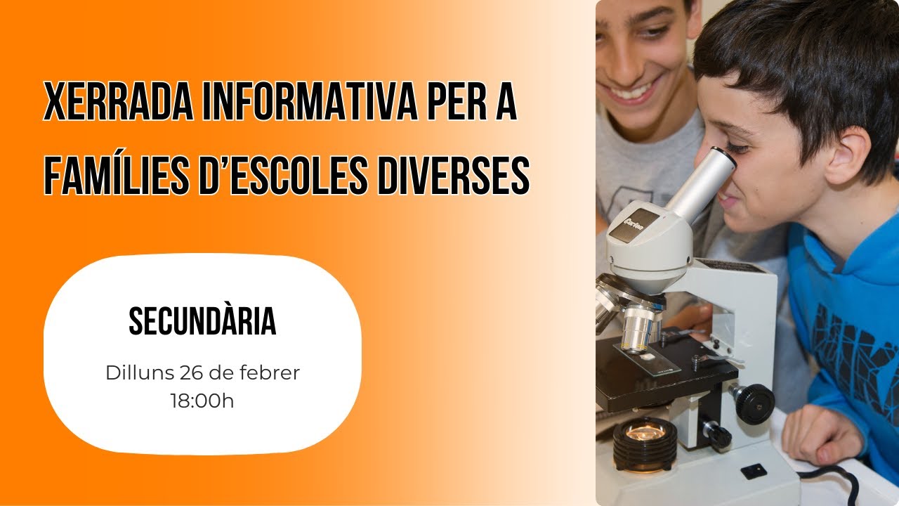 Xerrada Informativa Escoles Diverses 2024-25