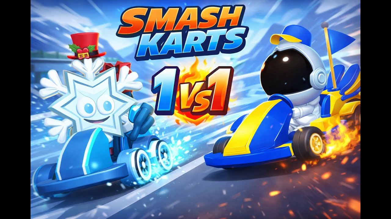 1v1 my friend - Smash Karts gameplay ft. @Duckee_102