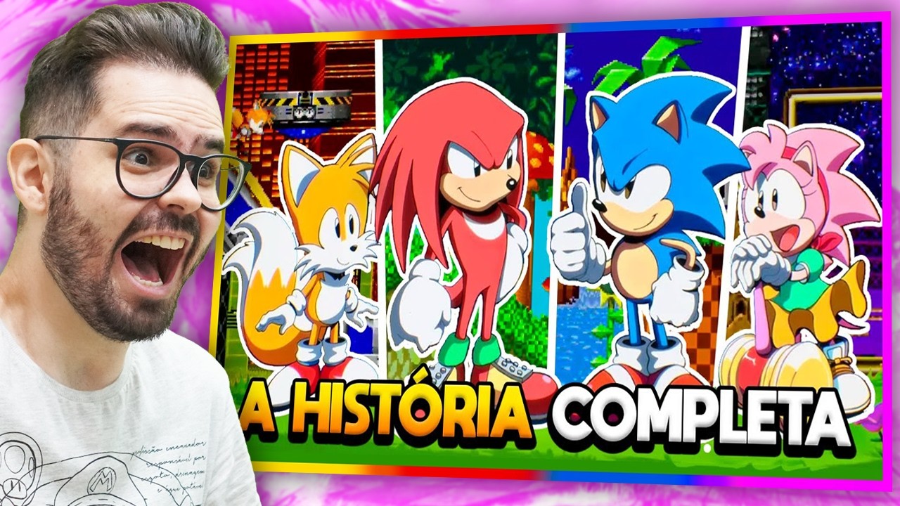 A HISTÓRIA COMPLETA do SONIC! (reagindo)