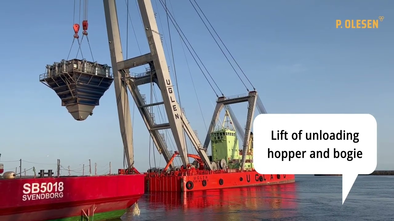 P. OLESEN - HARBOUR CRANE DEMOLITION AT AVEDØREVÆRKET, DENMARK