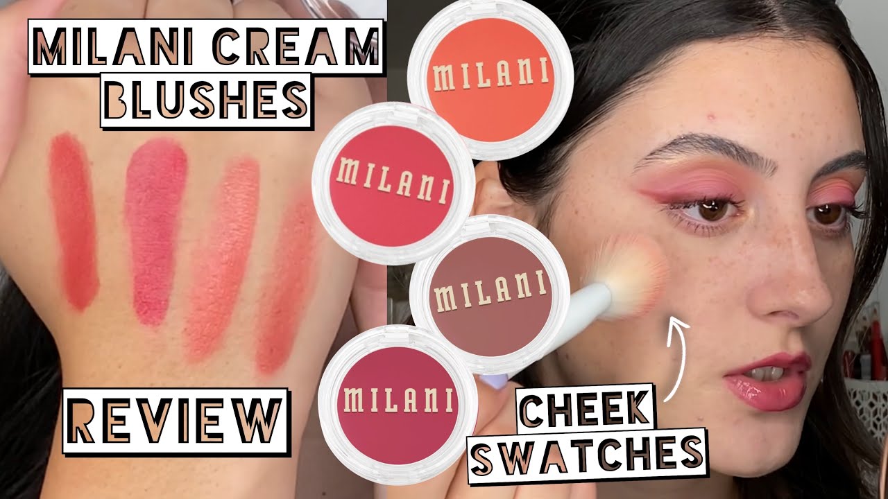MILANI CHEEK KISS CREAM BLUSHES CHEEK SWATCHES, REVIEW, & DEMO | Ana Luisa Jewelry