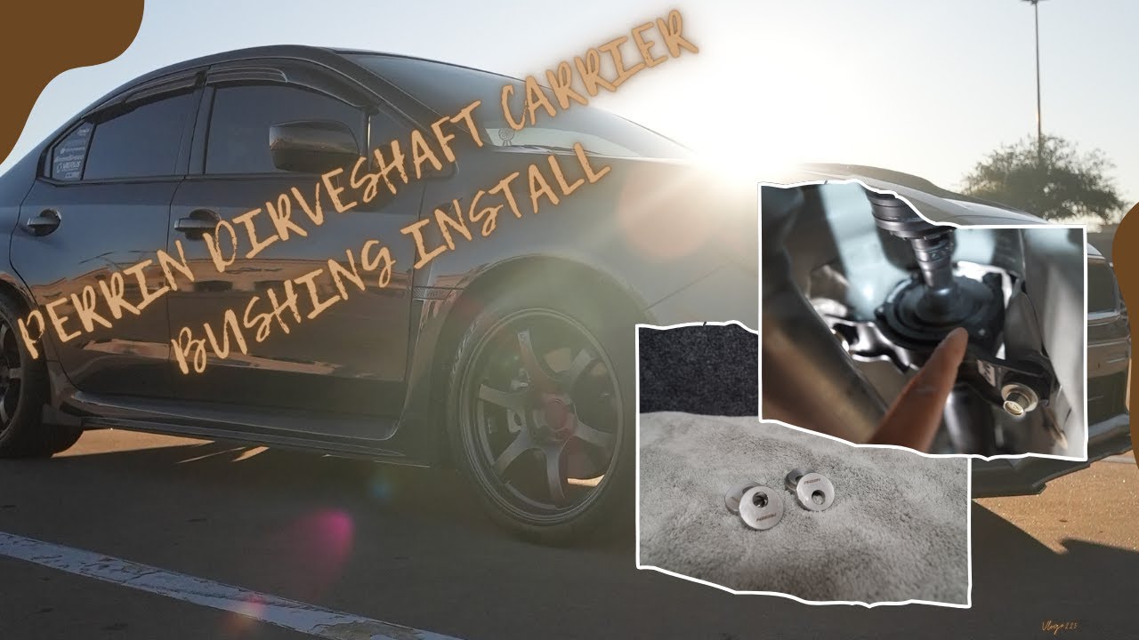 Upgrading Your 2020 WRX With Perrin Driveshaft Carrier Bushings