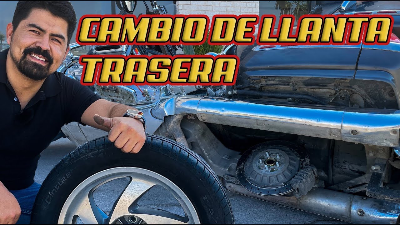 COMO QUITAR LA LLANTA TRASERA DE TU MOTO FACIL Y RAPIDO/ HONDA GOLDWING 1800