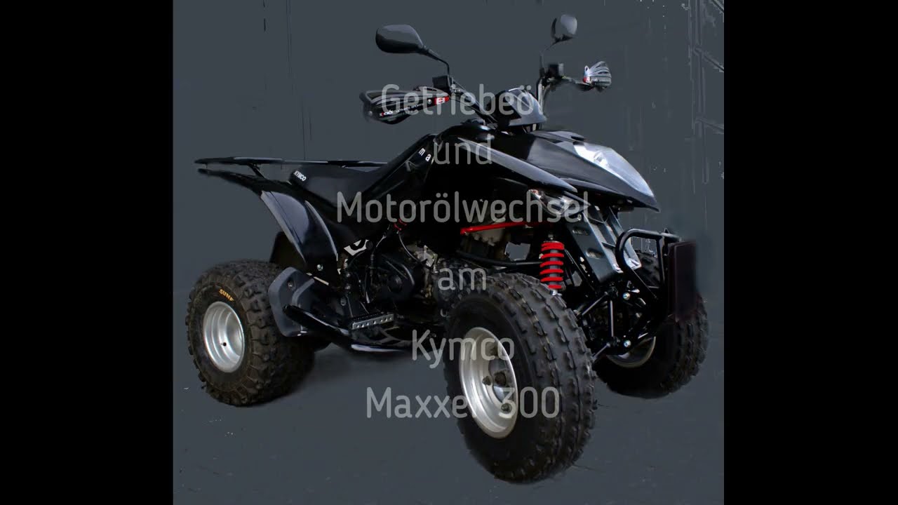 Motor und Getriebeölwechsel Kymco Maxxer 300