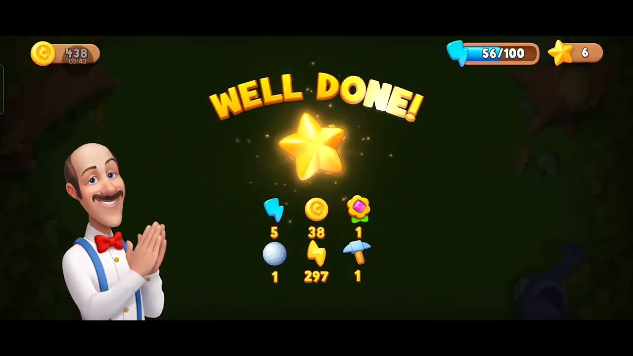 Garden Scapes Level 3701/3706 Completed/ Mobile Game ASMR
