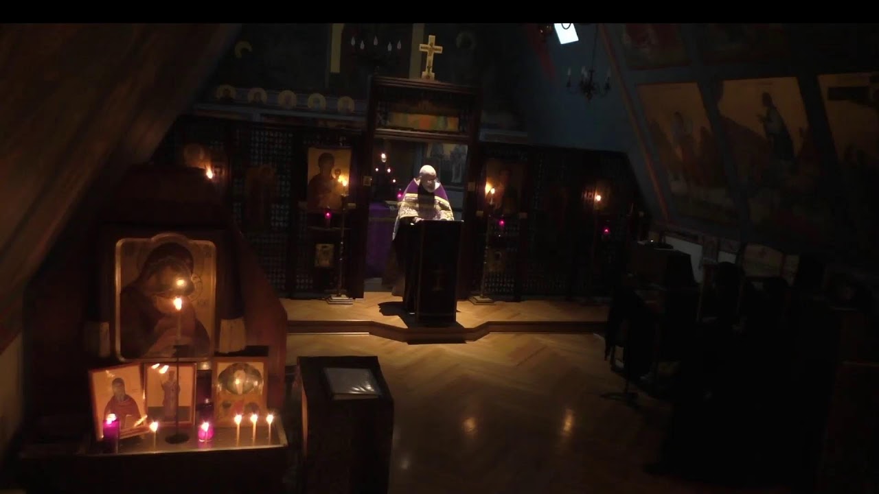 Ellwood City Chapel - Typica & Presanctified Liturgy - 3rd Wednesday - Fr. Steffaro