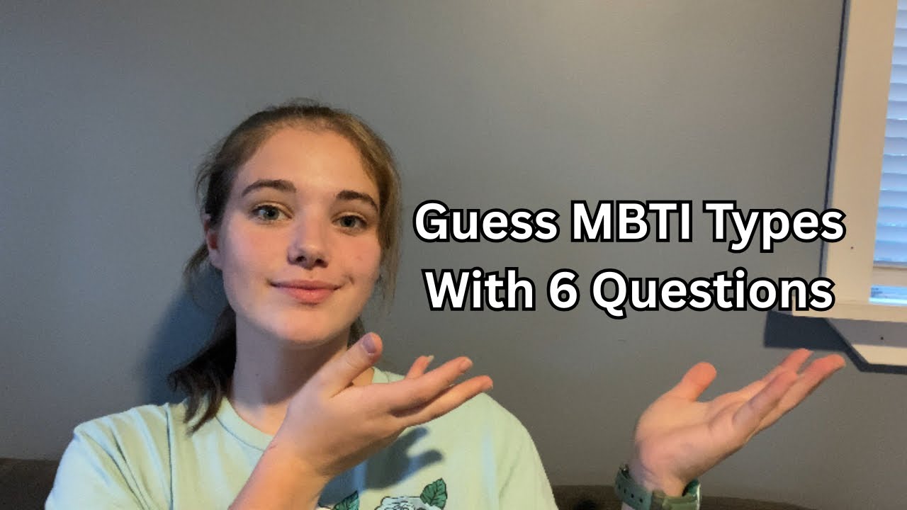 Как определить любой тип MBTI с помощью 6 вопросов