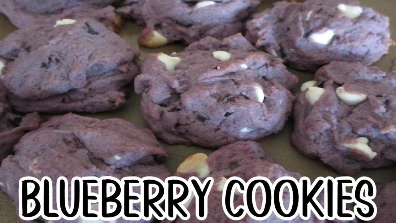 Blueberry Cookies | @justine_snacks TikTok Recipe