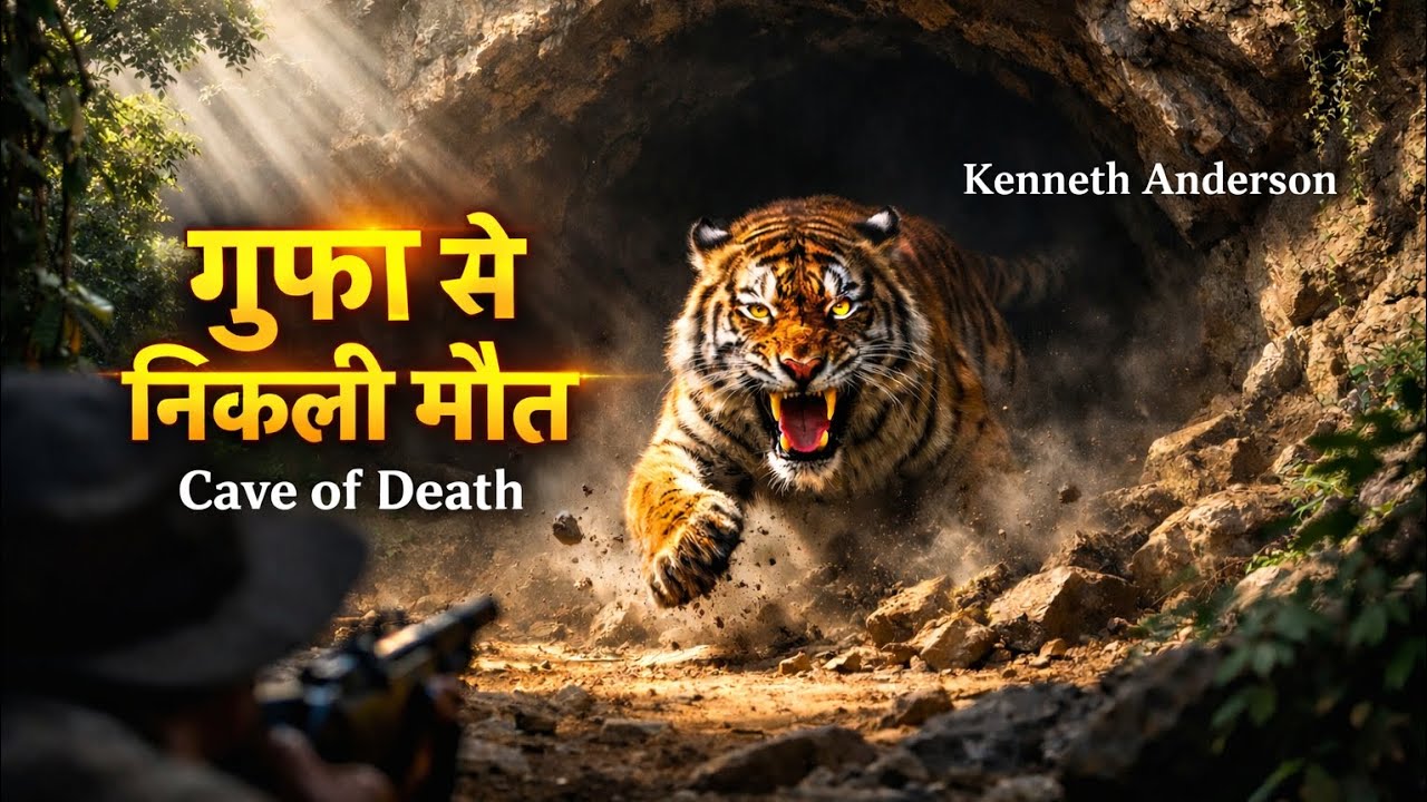 गुफा से निकली मौत | Killer Tigress of the Cave | True Jungle Horror by Kenneth Anderson