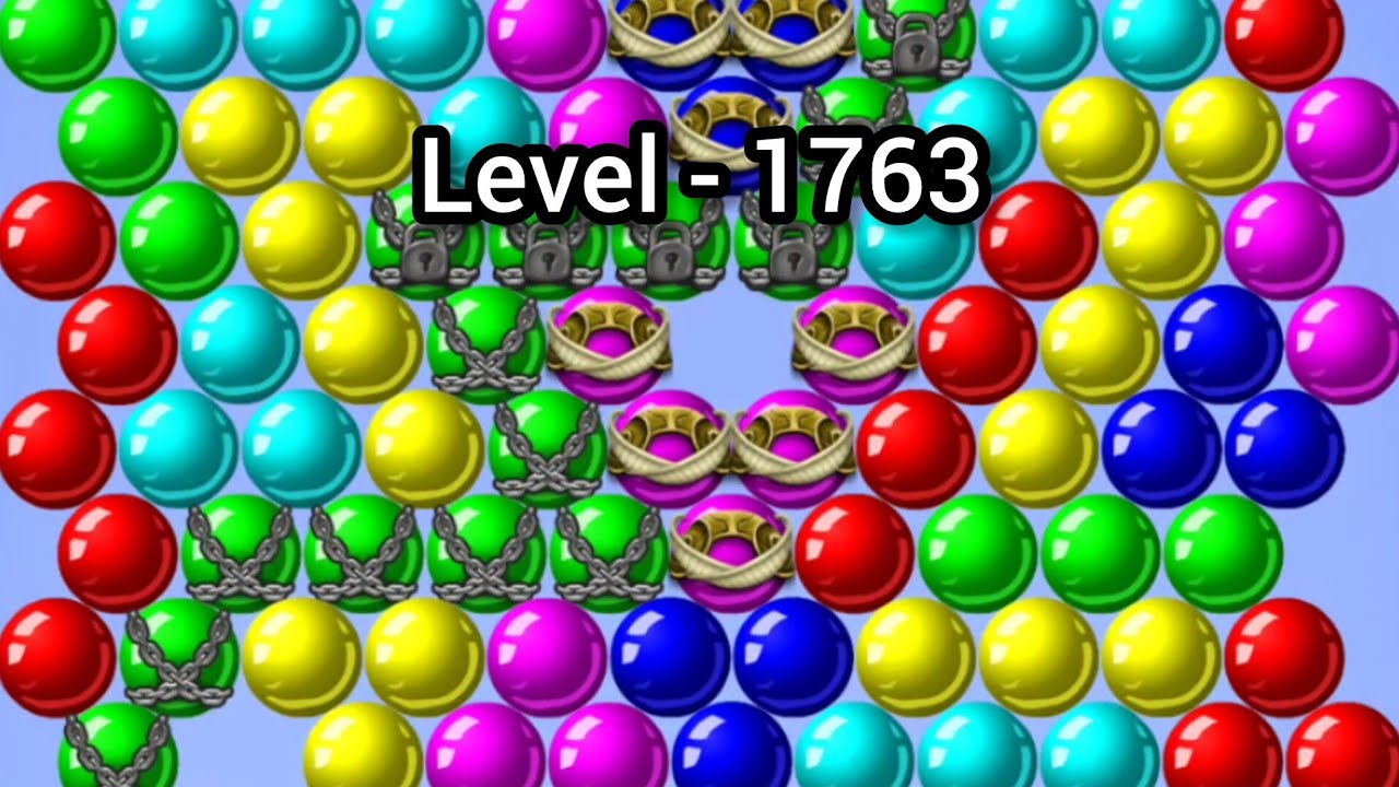 Bubble Shooter HD Video Game | Bubble Shooter Super Hard Level - 1763