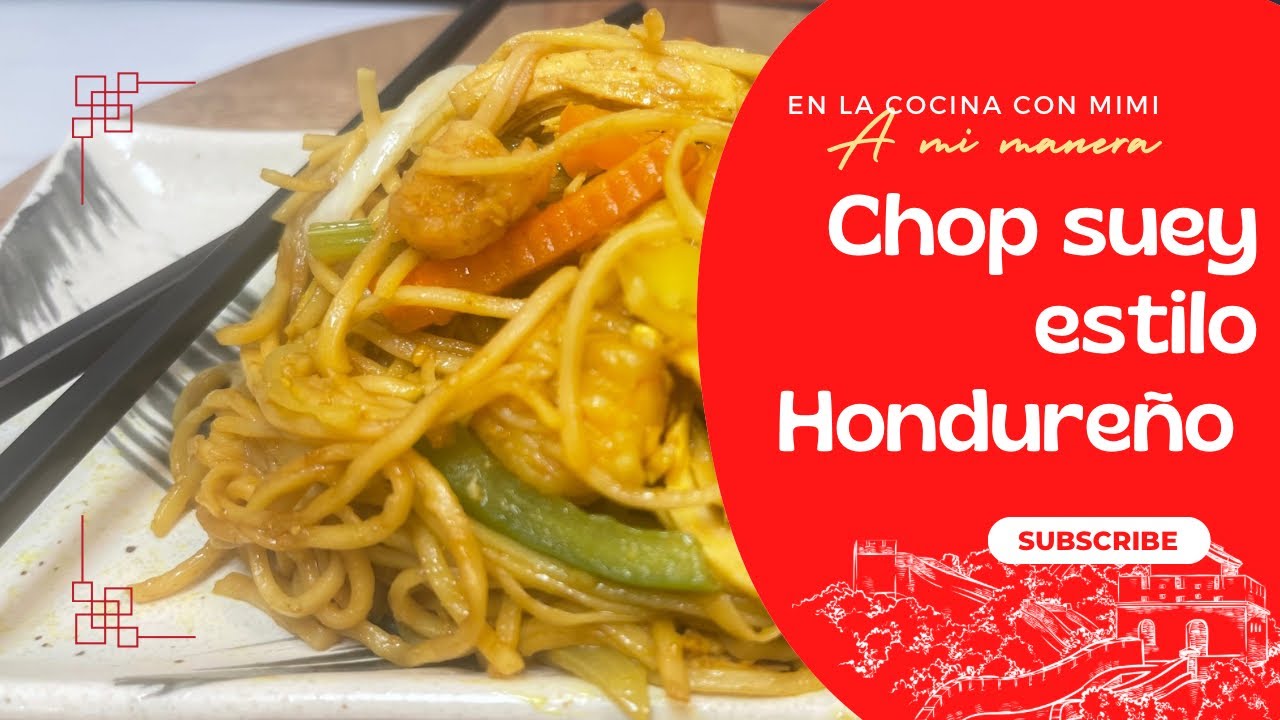Como hacer Chop Suey Hondureño