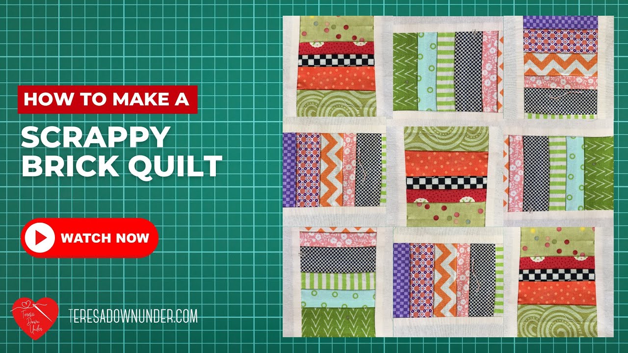 How to make a Scrap quilt with fabric strips
