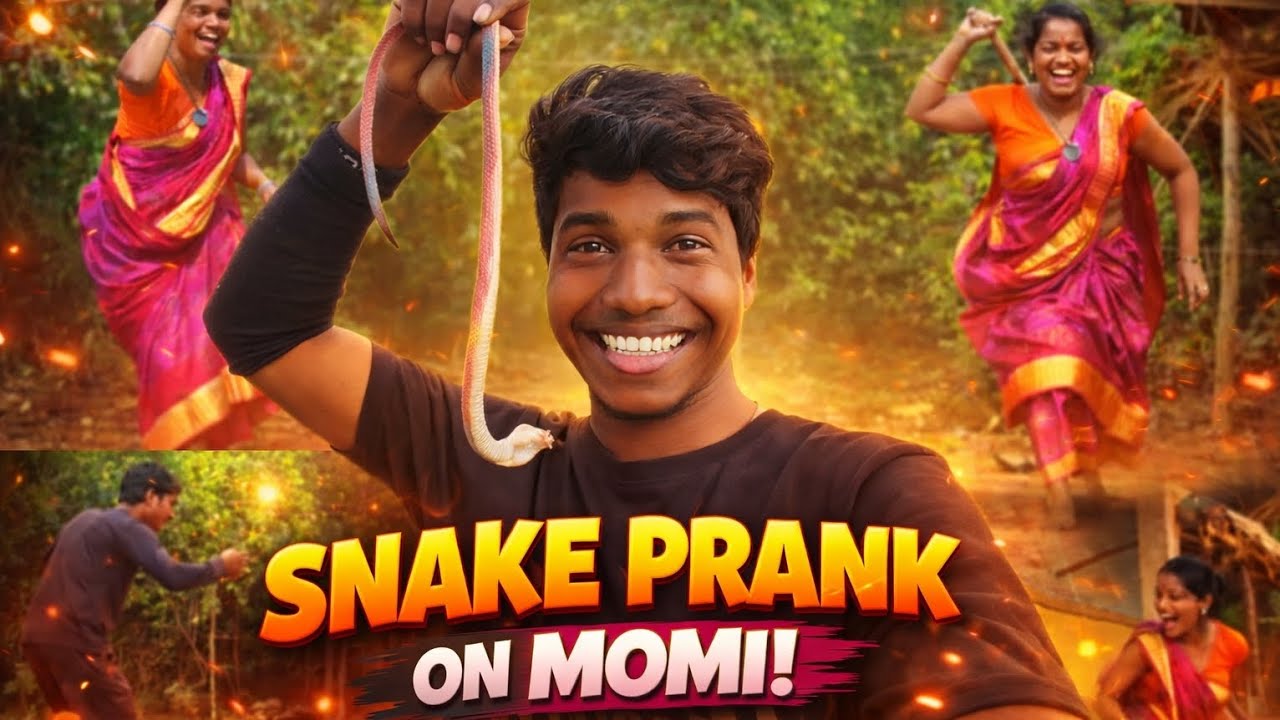 Momi Ke Saath Fake Snake Prank 😂 | Funny Reaction