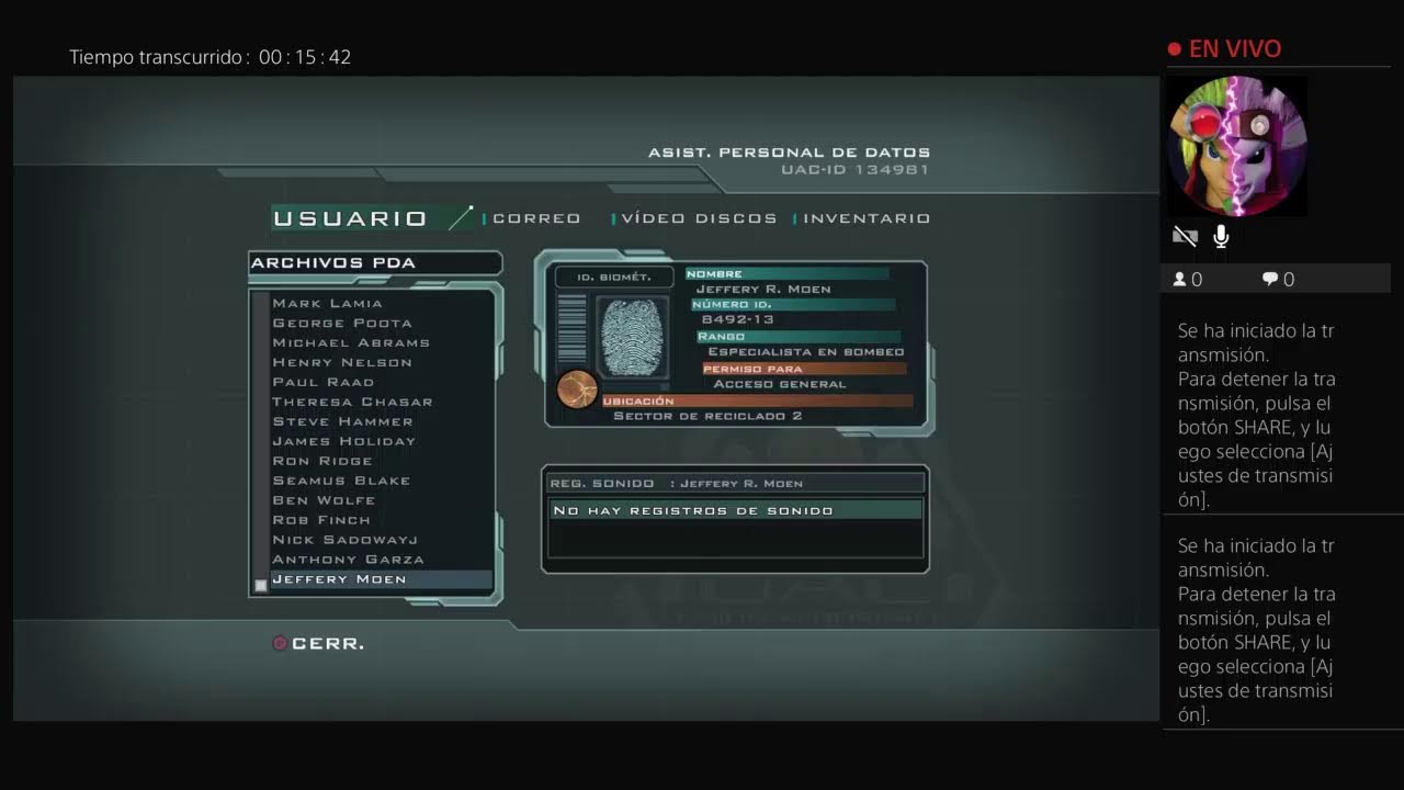 Transmisi&oacute;n de PS4 en directo de Yovanivelazquez