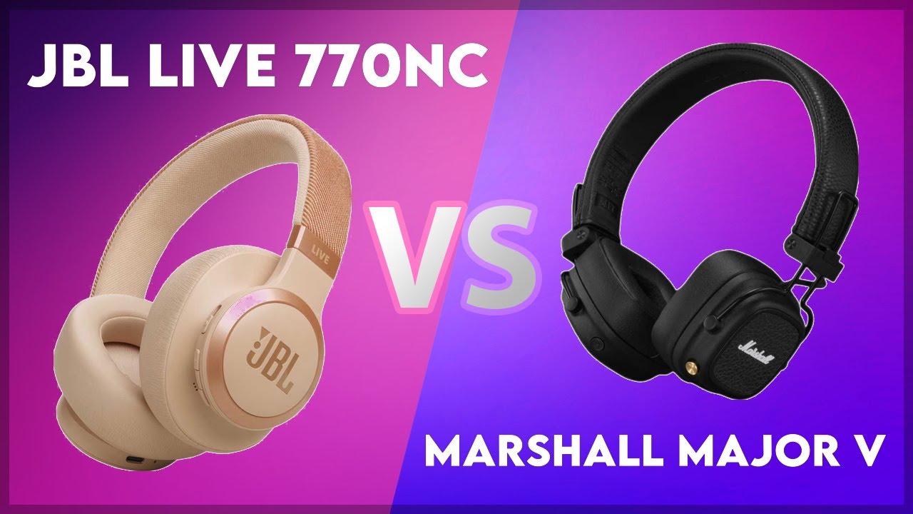 JBL Live 770NC vs Marshall Major V Technical Comparison
