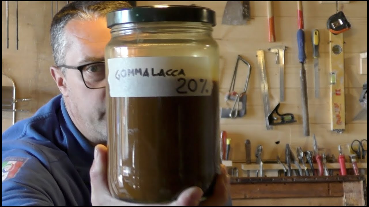 Preparazione e uso della gommalacca