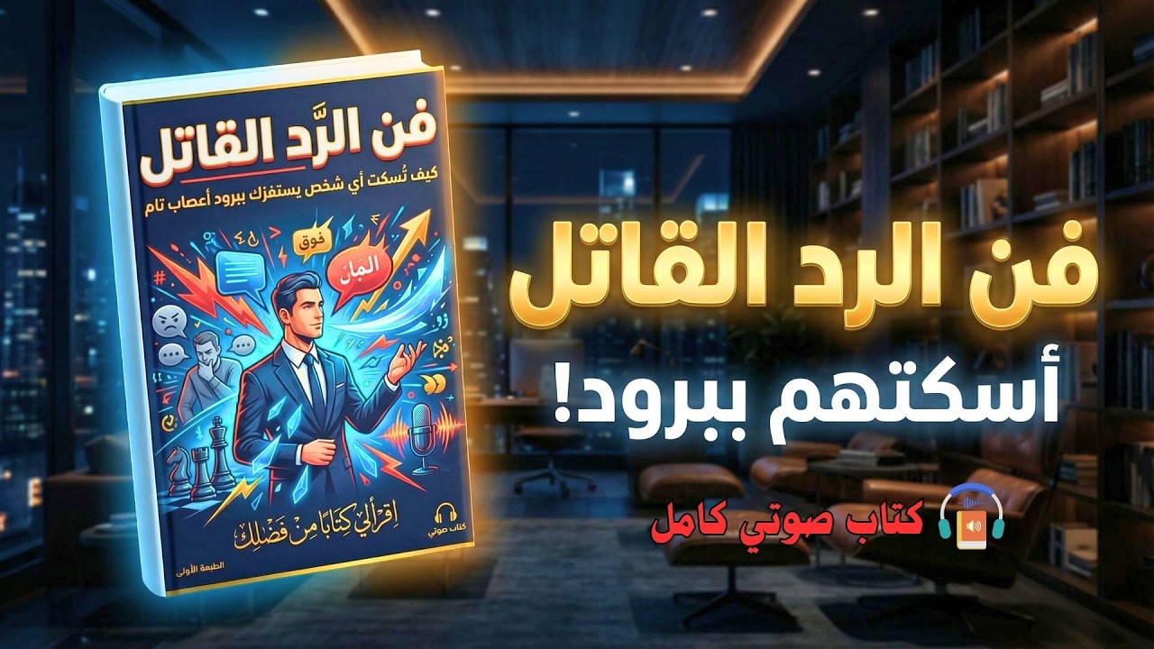 فن الرد القاتل |  كيف تُسكت أي شخص يستفزك ببرود أعصاب تام | كتاب صوتي كامل