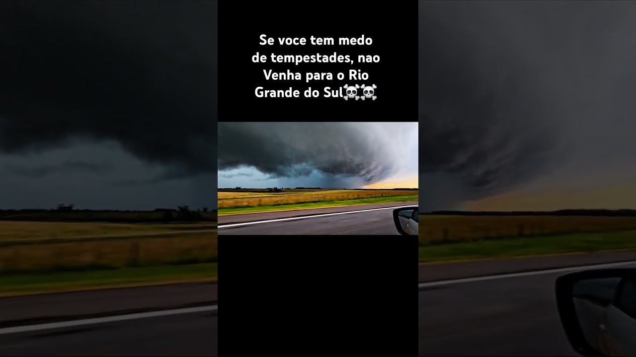 O Lado extremo da Natureza no Rio Grande do Sul. #chuva #tornado #meteorologia #chuvas