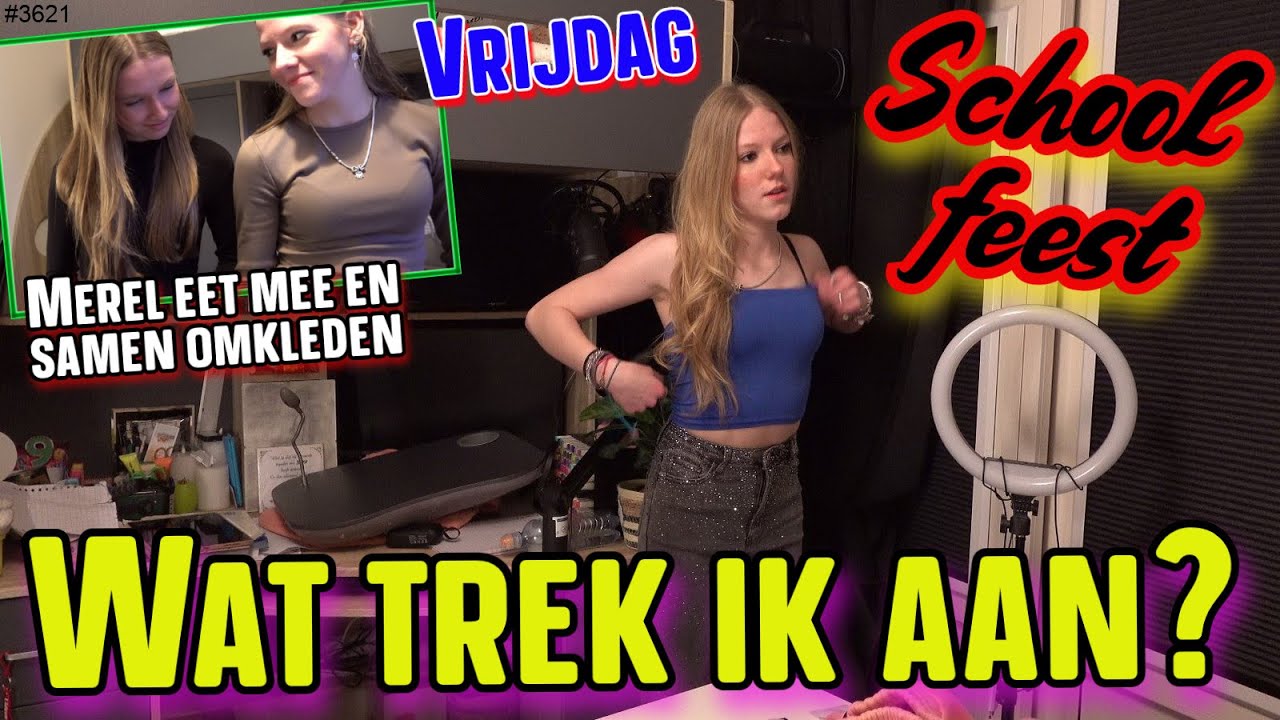 Vanavond SCHOOLFEEST voor klas 3, 4, 5 en 6. Wat zal ik gaan aantrekken? #schoolfeest  #3621