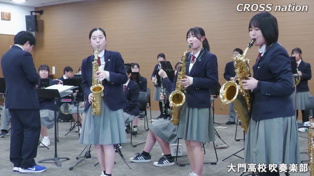 クロスネーション 2024年 大門高校吹奏楽部 点灯式イベント / 富山県射水市