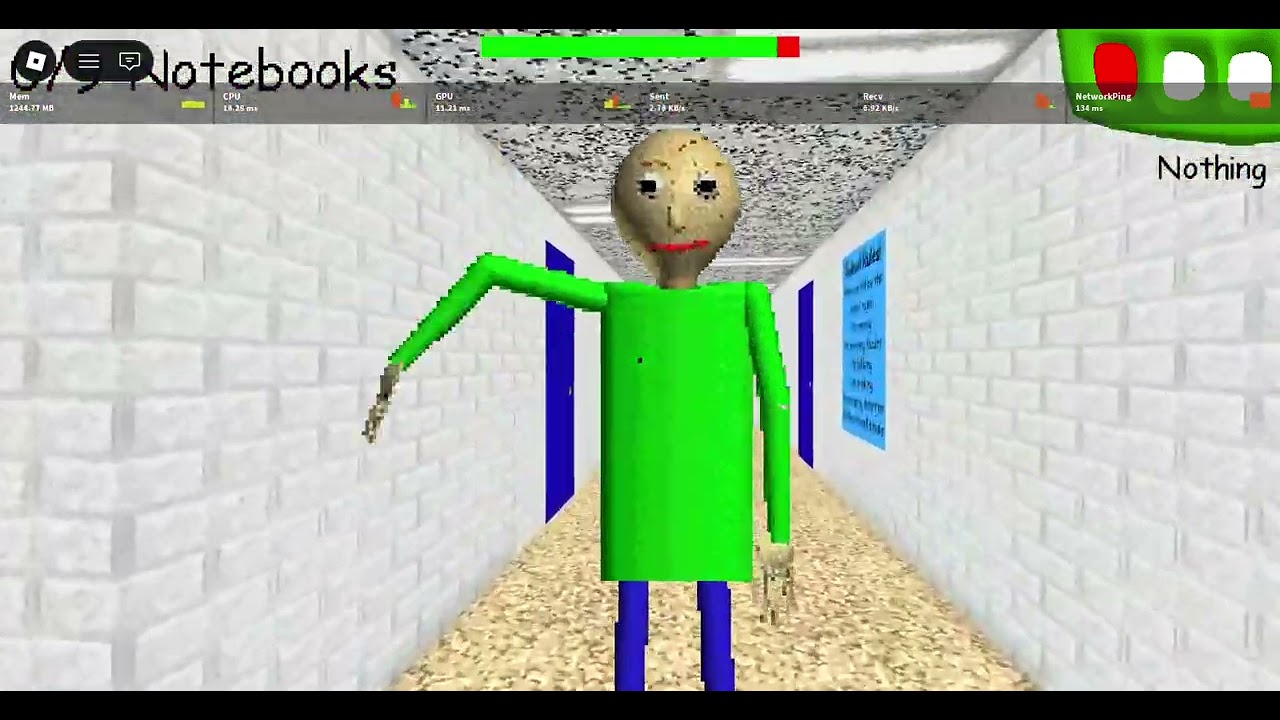 Играем в Роблокс карта Балди ( 1 часть )