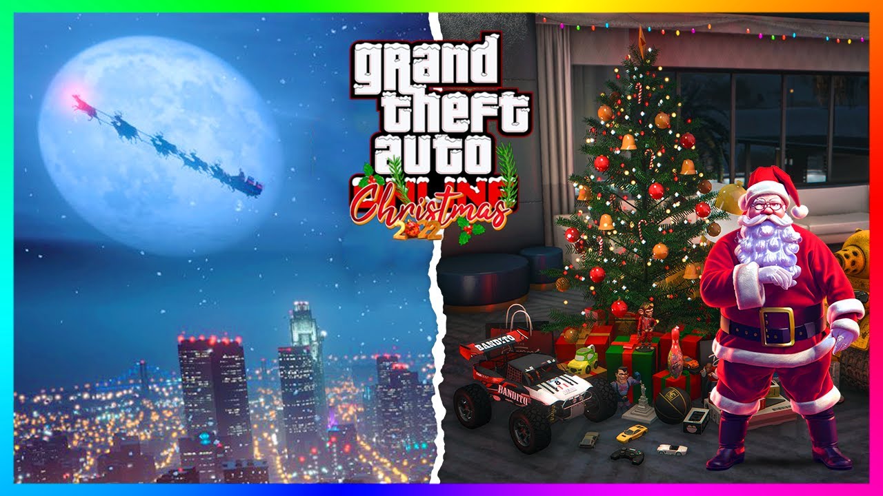 Santa Claus In GTA 5 Online - The Gooch Secrets, Over $1,000,000 & MORE! (Festive Surprise 2022)
