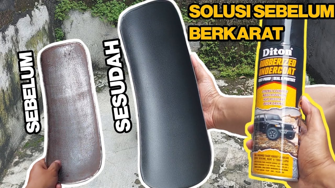 Cat Pelapis ANTI KARAT DAN KEROPOS | Diton Rubberized Undercoat
