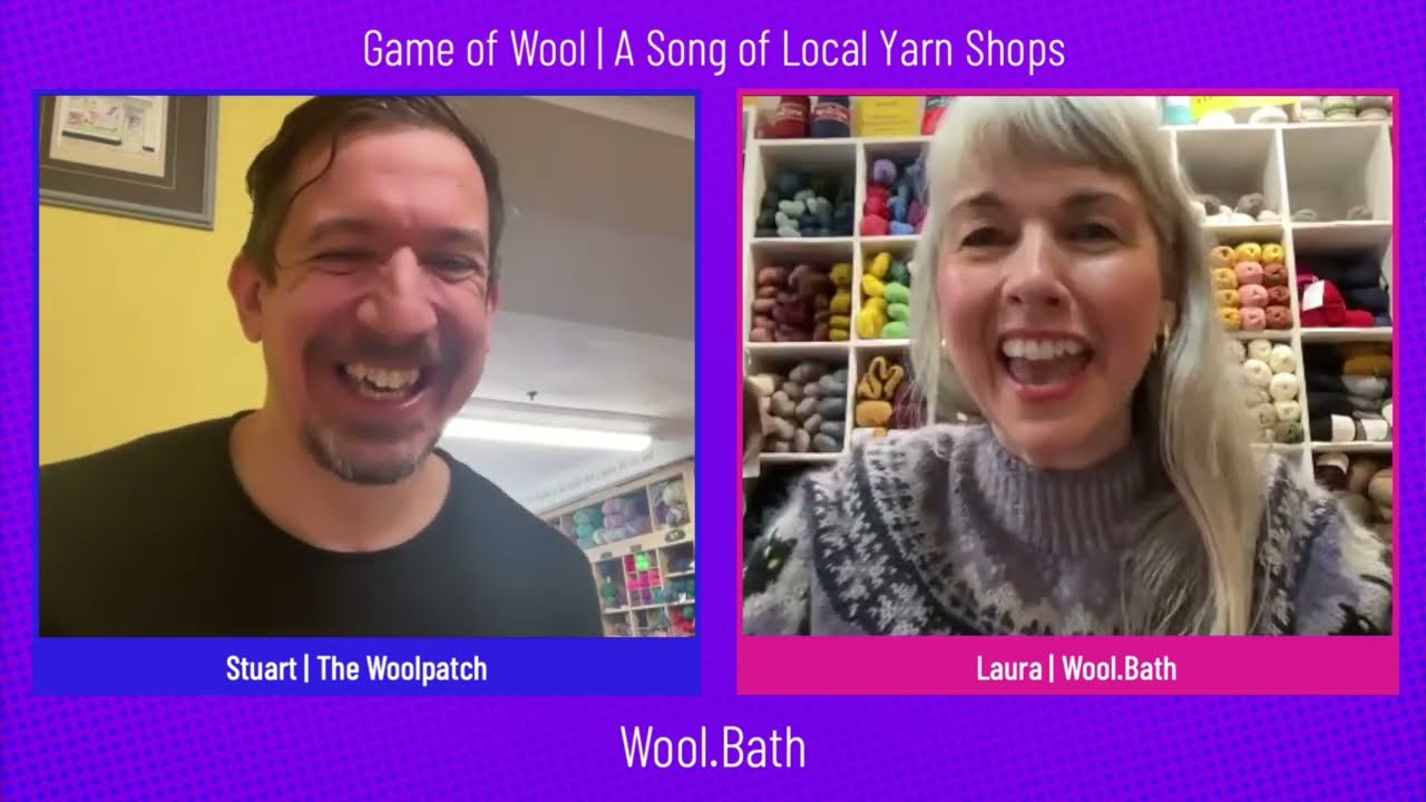 Песня о местных магазинах пряжи | Мы отправляемся в магазин Лоры в Бате - Wool.