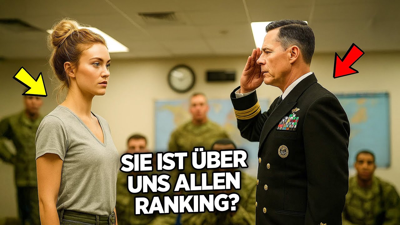 Ein Navy SEAL fragte sie scherzhaft nach ihrem Rang dann erbleichte der Captain, als sie denGeheimco