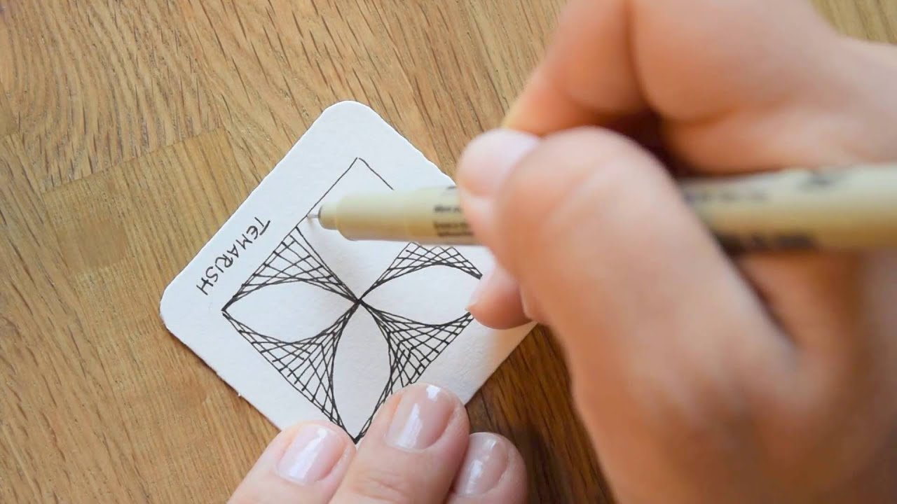 Zentangle® Muster: Temarish