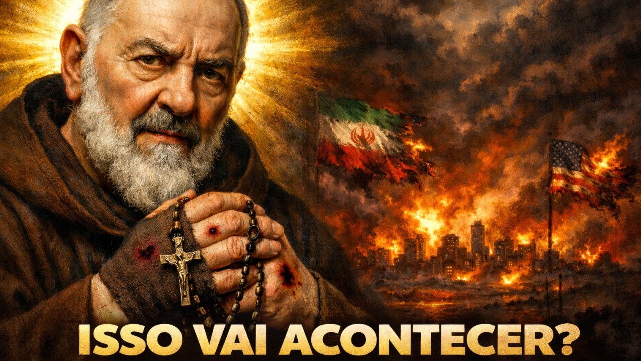 O que Padre Pio previu sobre as Guerras? O alerta para Irã e EUA hoje.