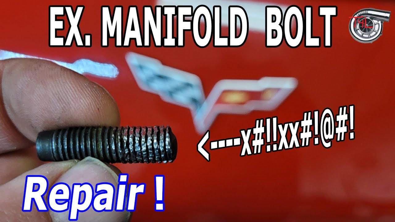 Broken Exhaust Manifold to Head Bolt - Fixed! (C5/C6 Corvette)