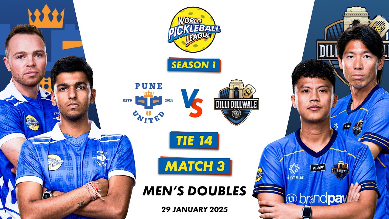 WPBL S1 | Pune United Vs Dilli Dillwale | Men’s Doubles