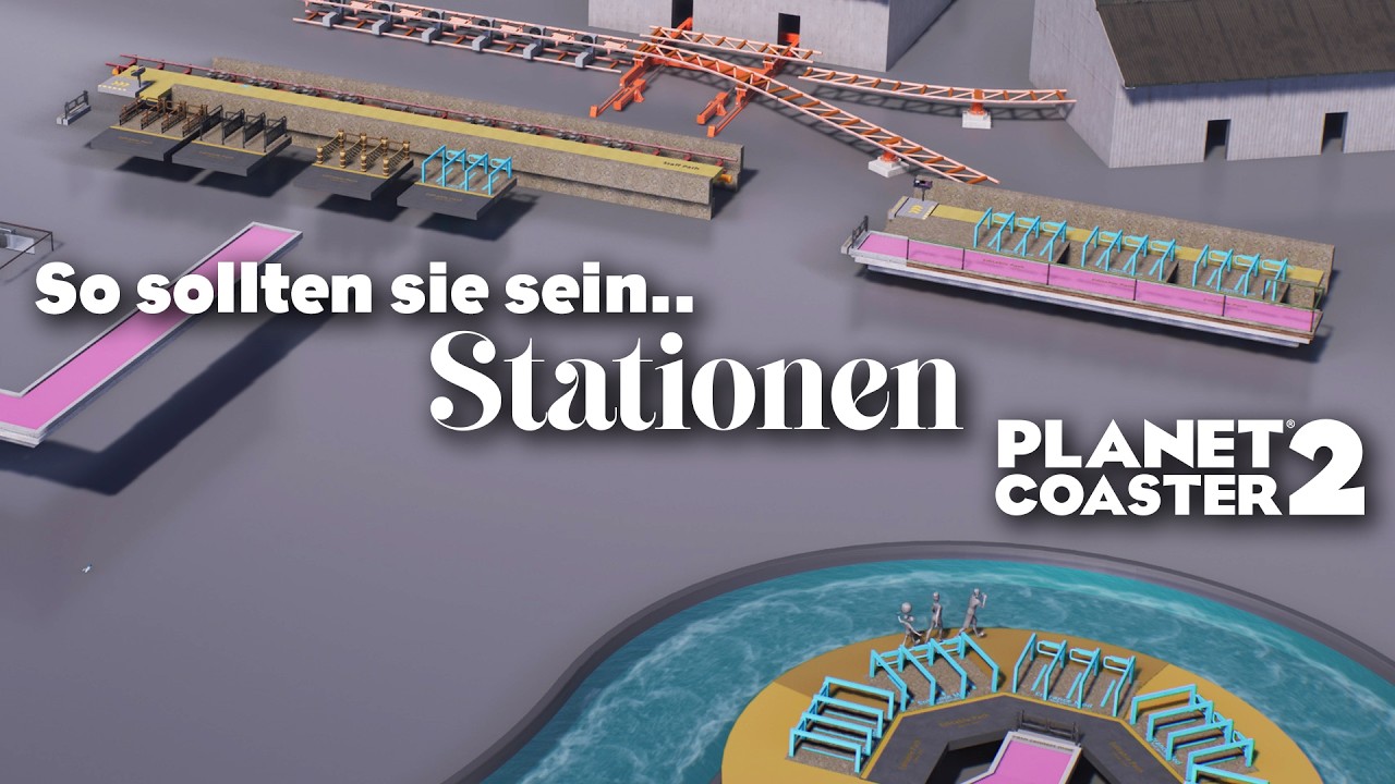 Station in Planet Coaster 2 sind doof. Hier sind meine Ideen das zu fixen!